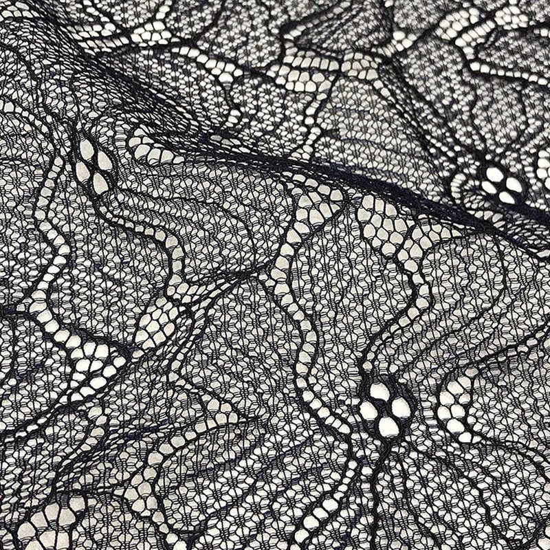 Scallop Edge Dress Wave Lace Fabric for Women's Wear Wholesale Supplie 11
